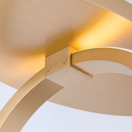 LED Stmívatelný přisazený lustr CIRCUS LED/30W/230V zlatá