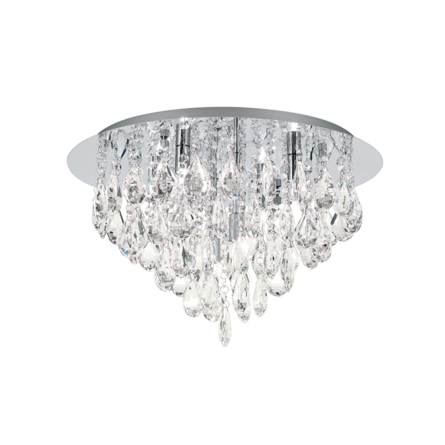 Křišťálové stropní svítidlo CELESTE 6xG9/40W/230V pr. 45 cm lesklý chrom