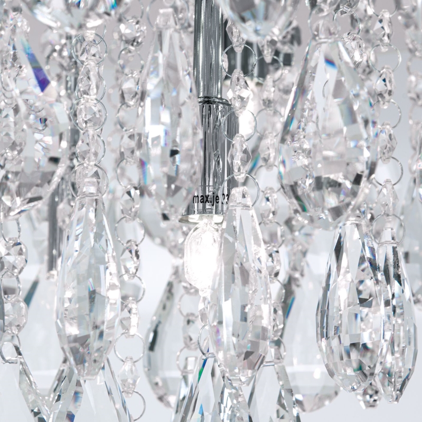 Křišťálové stropní svítidlo CELESTE 6xG9/40W/230V pr. 45 cm lesklý chrom