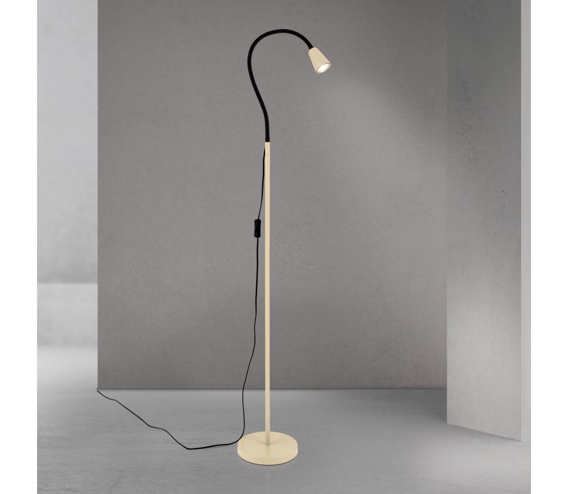 Orion - Flexibilní stojací lampa DOTTY 1xGU10/10W/230V béžová/černá Stl 12-1194/1 khaki