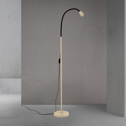 Flexibilní stojací lampa DOTTY 1xGU10/10W/230V béžová/černá