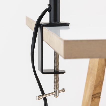 Flexibilní stolní lampa s klipem DOTTY 1xGU10/10W/230V mosaz/černá