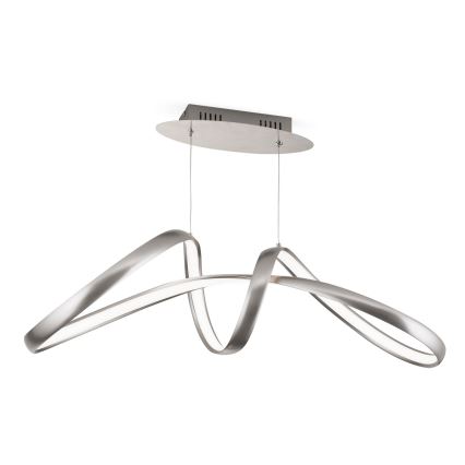 LED Stmívatelný lustr na lanku CIRCUS LED/36W/230V stříbrná