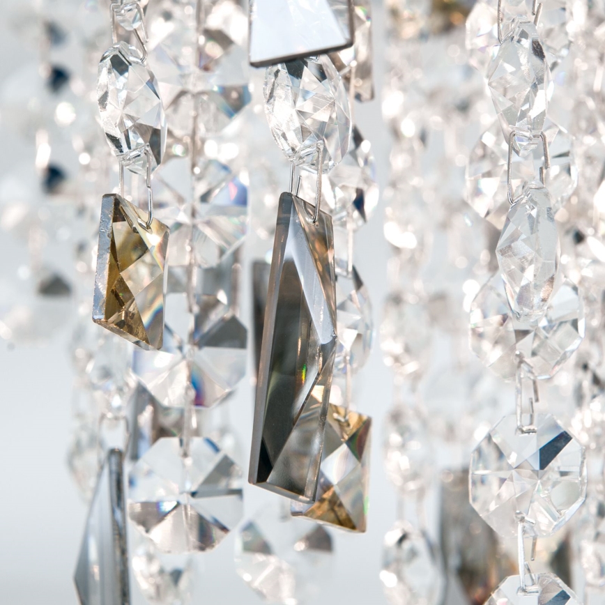 Křišťálové stropní svítidlo CRYSTALRIVER 21xG9/40W/230V lesklý chrom
