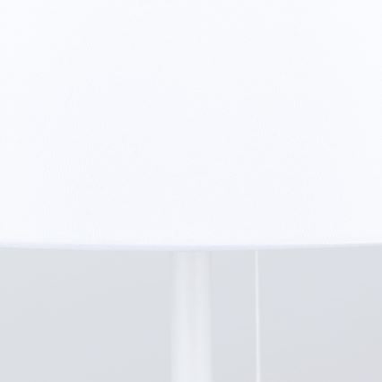 Stolní lampa s USB portem LUDWIG 1xE27/40W/230V 50 cm bílá