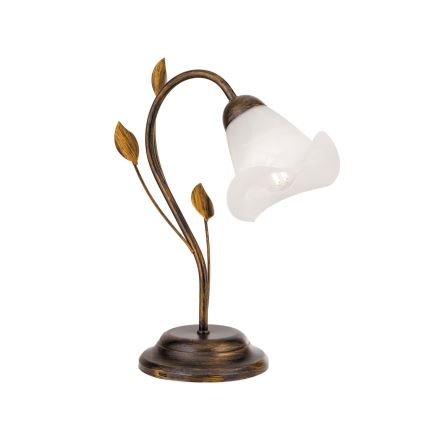 Stolní lampa SISI 1xE14/40W/230V bronz/patina