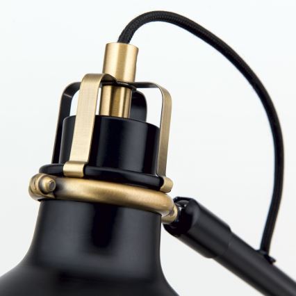 Stolní lampa SCHILLER 1xE27/40W/230V černá/bronz