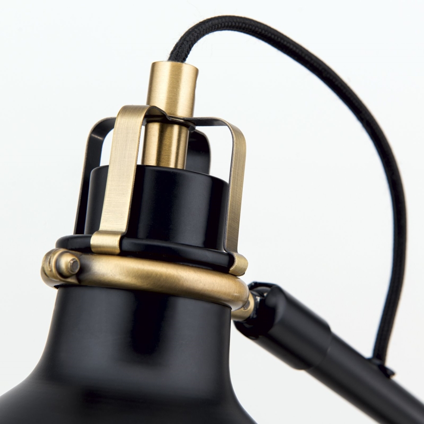 Stolní lampa SCHILLER 1xE27/40W/230V černá/bronz