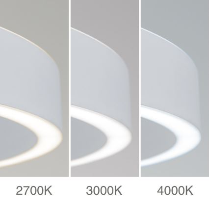 LED Stmívatelný lustr na lanku KOLK LED/40W/230V 2700/3000/4000K pr. 40 cm bílá