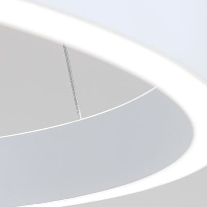 LED Stmívatelný lustr na lanku KOLK LED/40W/230V 2700/3000/4000K pr. 40 cm bílá