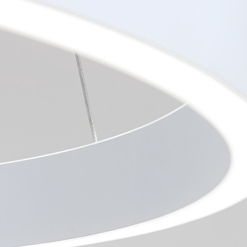 LED Stmívatelný lustr na lanku KOLK LED/40W/230V 2700/3000/4000K pr. 40 cm bílá