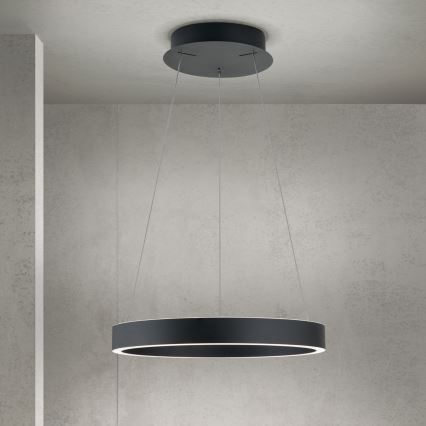 Orion - LED Stmívatelný lustr na lanku KOLK LED/40W/230V 2700/3000/4000K pr. 40 cm černá