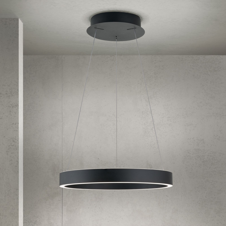 Orion - LED Stmívatelný lustr na lanku KOLK LED/40W/230V 2700/3000/4000K pr. 40 cm černá