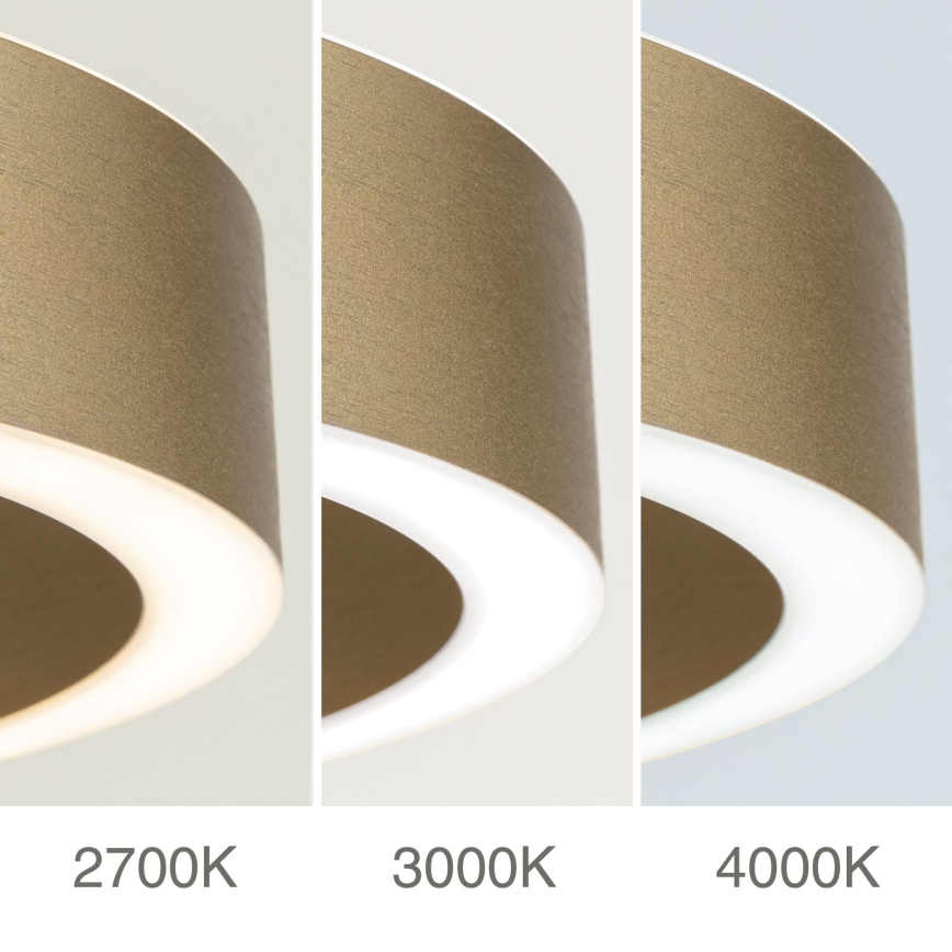 LED Stmívatelný lustr na lanku KOLK LED/60W/230V 2700/3000/4000K pr. 60 cm zlatá
