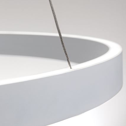 Orion - LED Stmívatelný lustr na lanku KOLK LED/80W/230V 2700/3000/4000K pr. 80 cm bílá