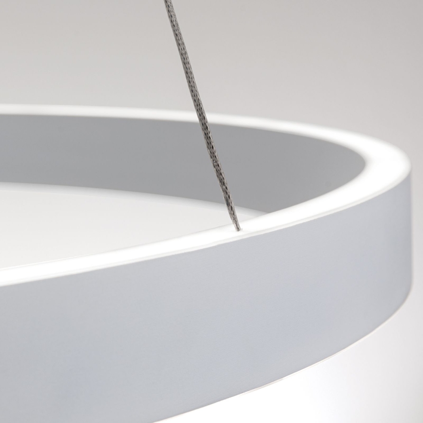 Orion - LED Stmívatelný lustr na lanku KOLK LED/80W/230V 2700/3000/4000K pr. 80 cm bílá