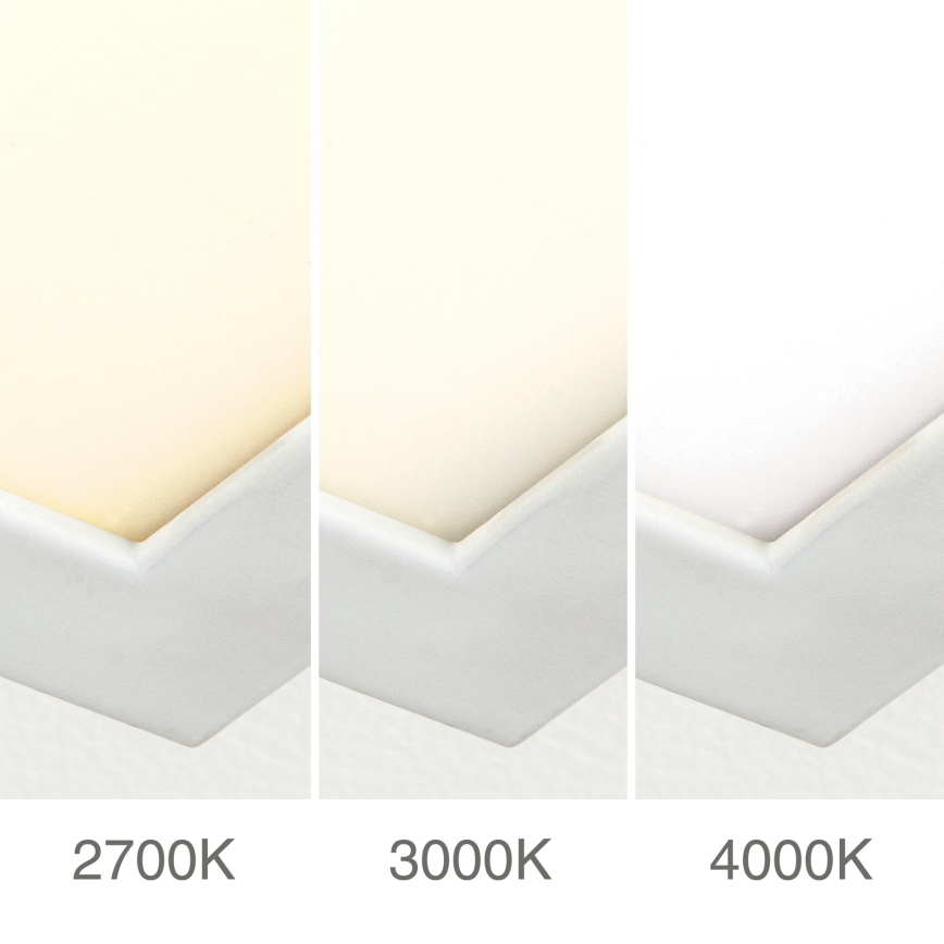 LED Stmívatelný přisazený panel DISC LED/40W/230V 2700/3000/4000K 115x30 cm bílá