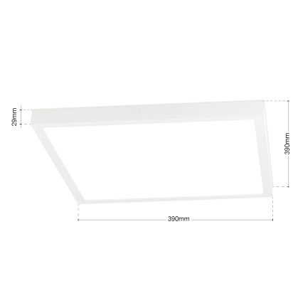 LED Stmívatelné stropní svítidlo DISC LED/30W/230V 2700/3000/4000K 39x39 cm bílá