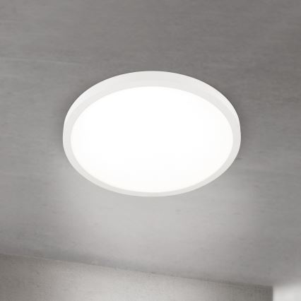 LED Stmívatelné stropní svítidlo DISC LED/30W/230V 2700/3000/4000K pr. 40 cm bílá