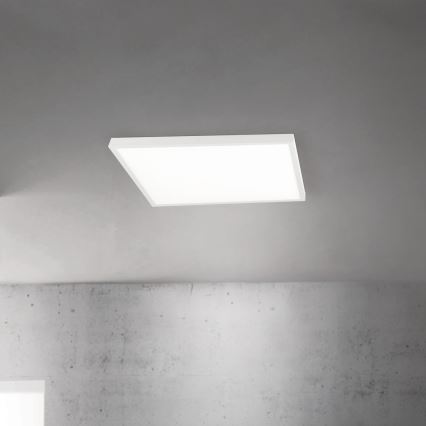 LED Stmívatelné stropní svítidlo DISC LED/46W/230V 2700/3000/4000K 59x59 cm bílá