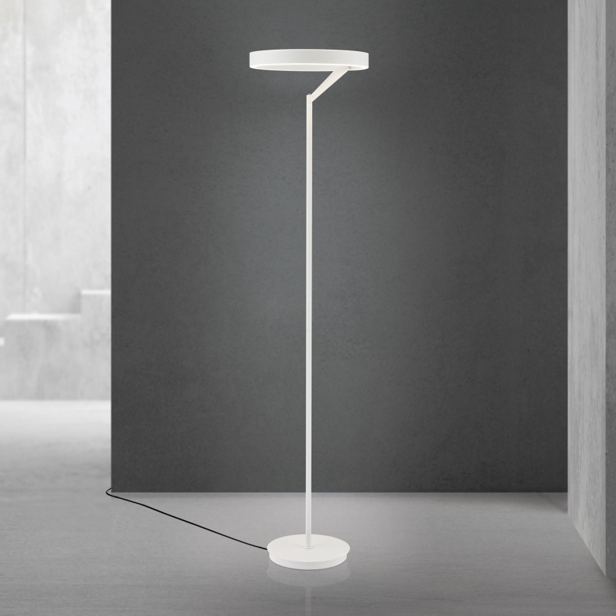 LED Stmívatelná stojací lampa KOLK LED/40W/230V 2700/4000K bílá