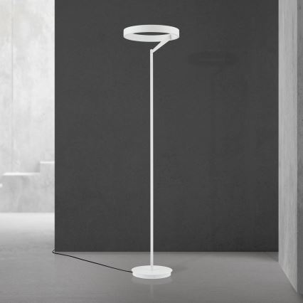 LED Stmívatelná stojací lampa KOLK LED/40W/230V 2700/4000K bílá