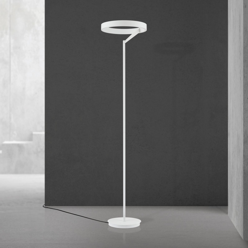 LED Stmívatelná stojací lampa KOLK LED/40W/230V 2700/4000K bílá