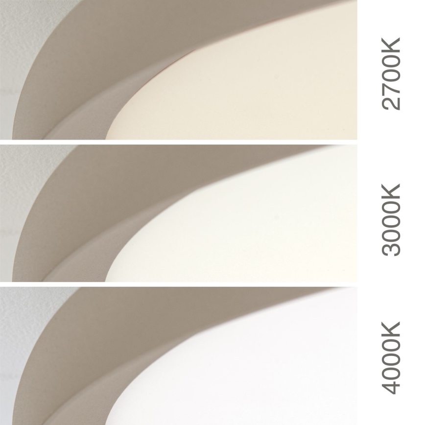 LED Stropní svítidlo KANT LED/30W/230V 2700/3000/4000K pr. 40 cm béžová