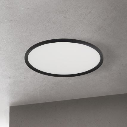 LED Stropní svítidlo KANT LED/50W/230V 2700/3000/4000K pr. 60 cm černá