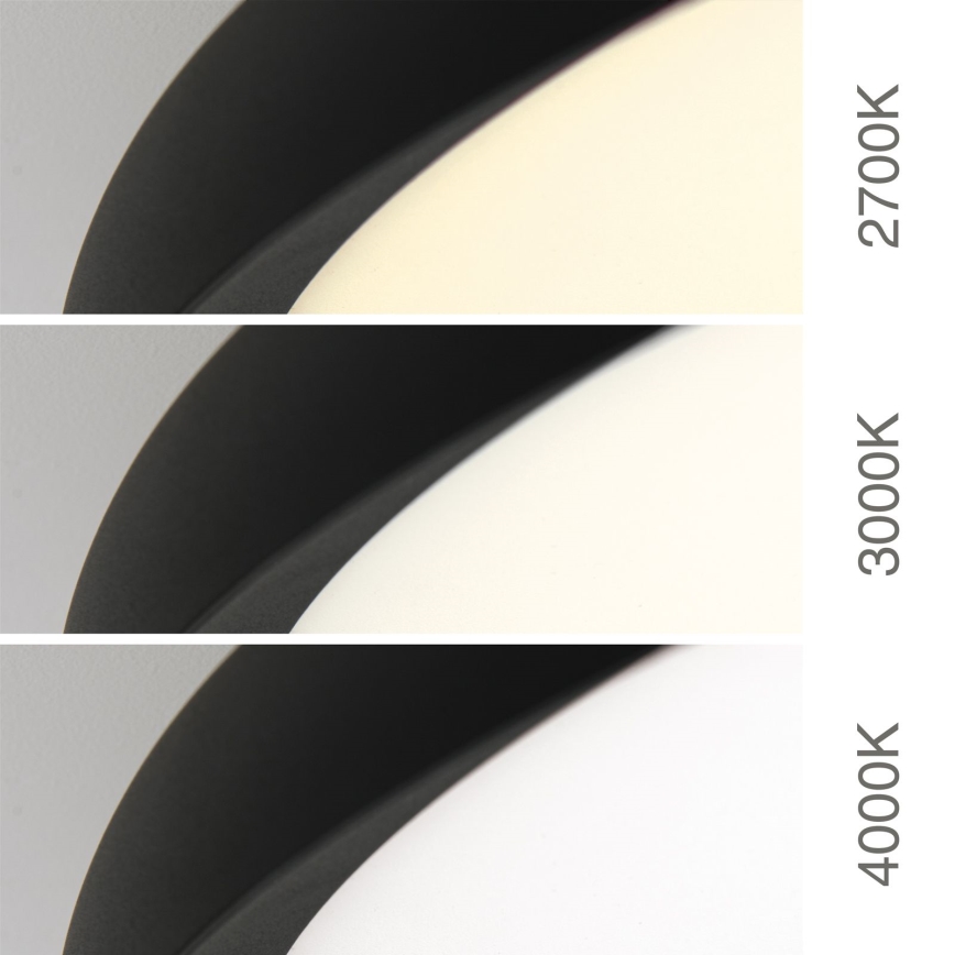 LED Stropní svítidlo KANT LED/66W/230V 2700/3000/4000K pr. 80 cm černá