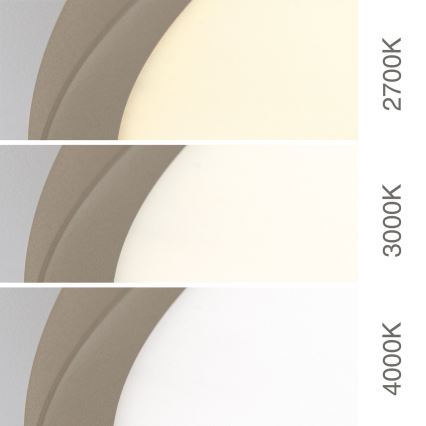 LED Stropní svítidlo KANT LED/66W/230V 2700/3200/4000K pr. 80 cm béžová