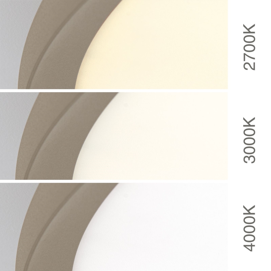 LED Stropní svítidlo KANT LED/66W/230V 2700/3200/4000K pr. 80 cm béžová