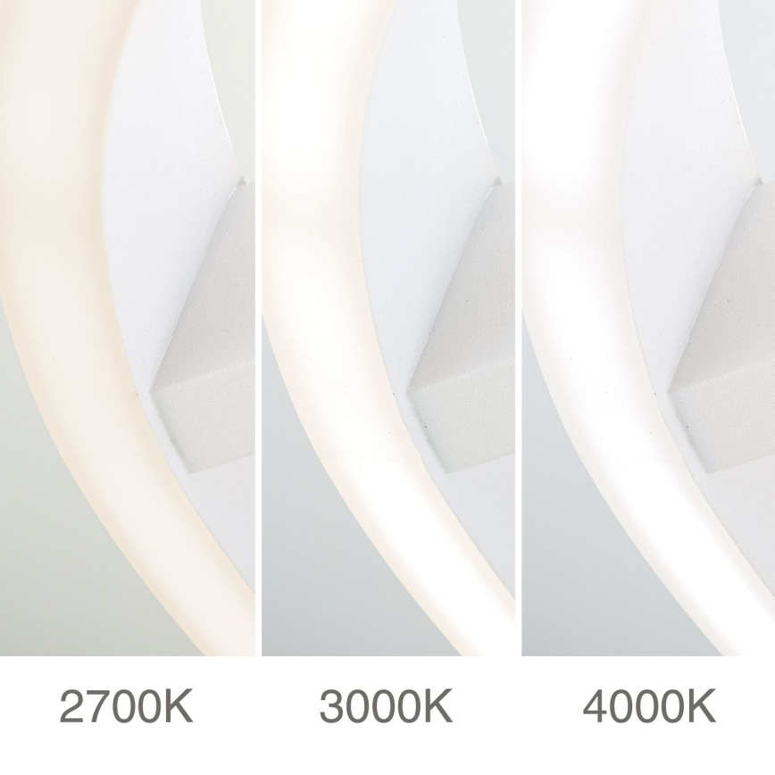 LED Stropní svítidlo KOLK LED/40W/230V 2700/3000/4000K pr. 40 cm bílá