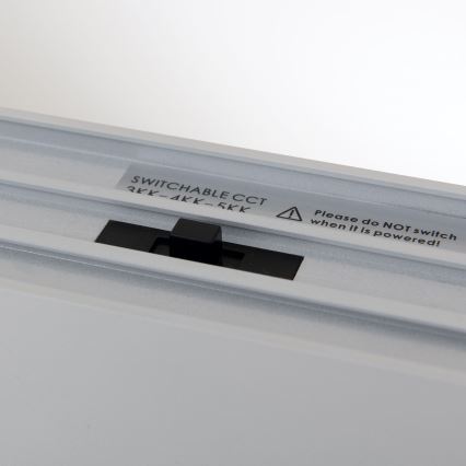 LED Stropní/závěsné svítidlo 2v1 PALKKI LED/38W/230V 3000/4000/5000K šedá