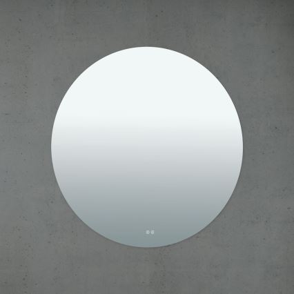 LED Koupelnové vyhřívané nástěnné zrcadlo s podsvícením FOCUS LED/30W/230V 3000/4200/6000K pr. 100 cm IP44