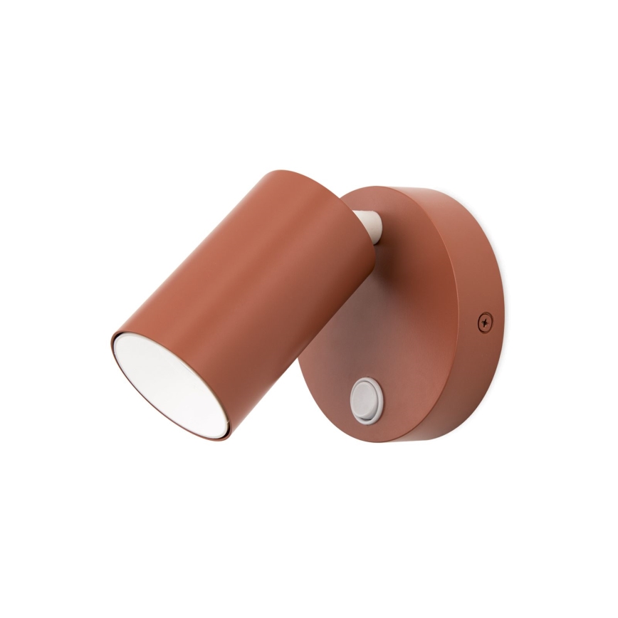 Nástěnné bodové svítidlo PENN 1xGU10/13W/230V cihlová