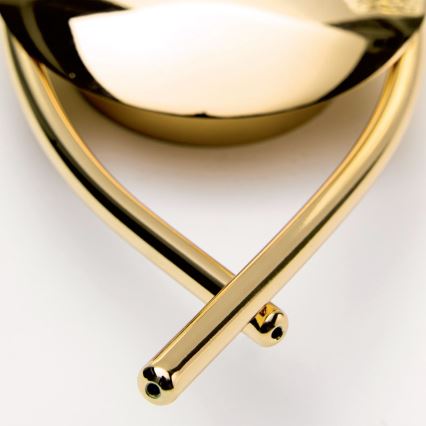 Nástěnné svítidlo CARLA 2xG9/28W/230V zlatá