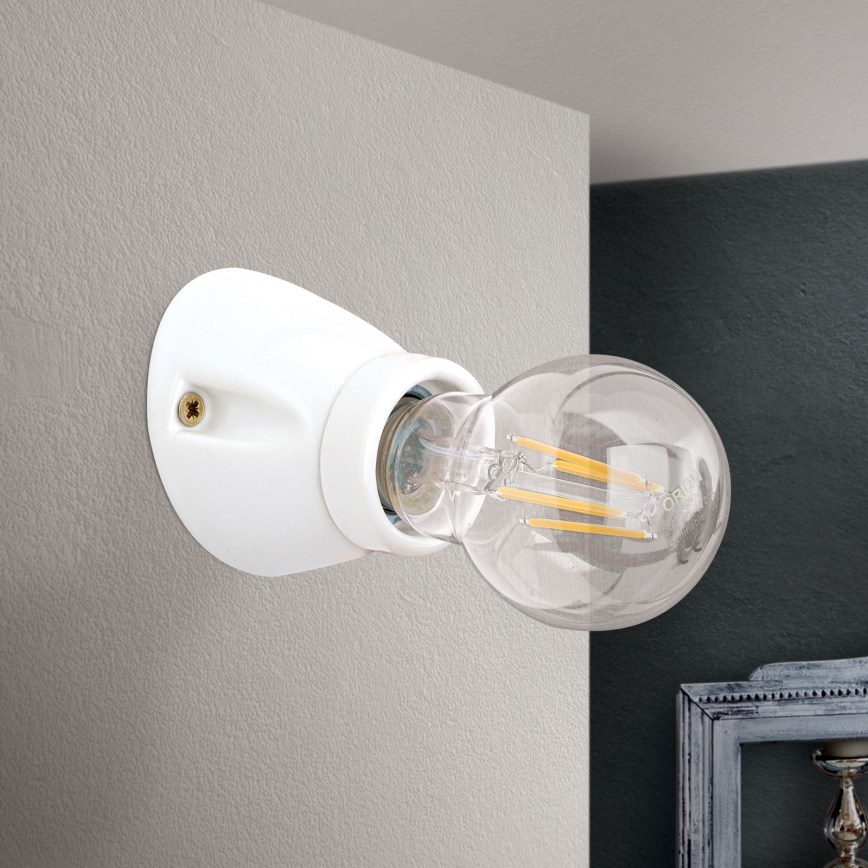 Nástěnné svítidlo FROST 1xE27/60W/230V bílá