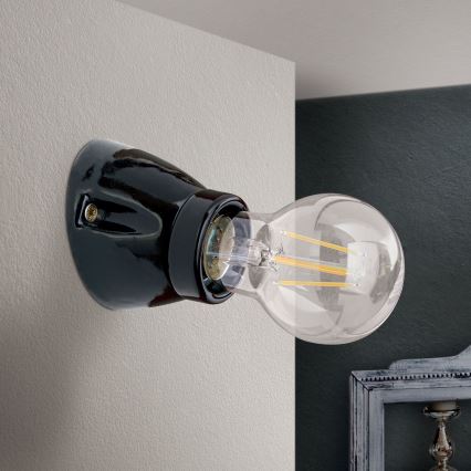 Nástěnné svítidlo FROST 1xE27/60W/230V černá