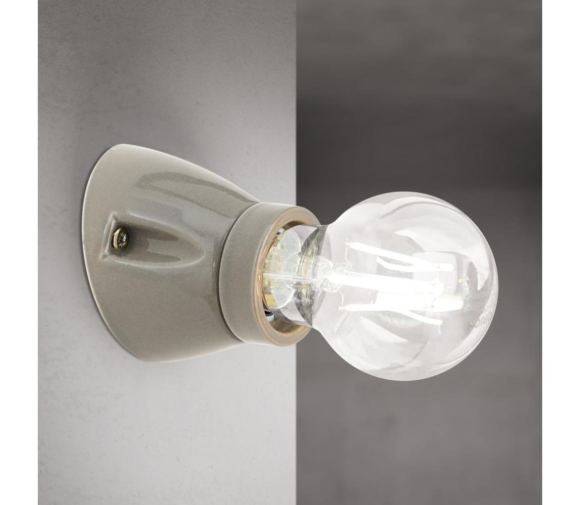 Orion - Nástěnné svítidlo FROST 1xE27/60W/230V šedá WA 2-1367 grau/Kera
