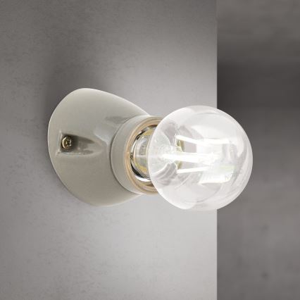 Nástěnné svítidlo FROST 1xE27/60W/230V šedá