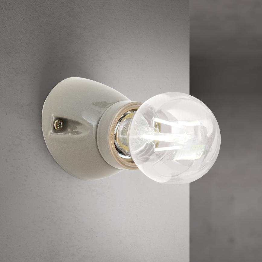 Nástěnné svítidlo FROST 1xE27/60W/230V šedá