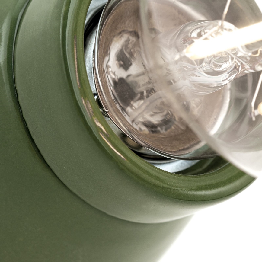 Nástěnné svítidlo FROST 1xE27/60W/230V zelená