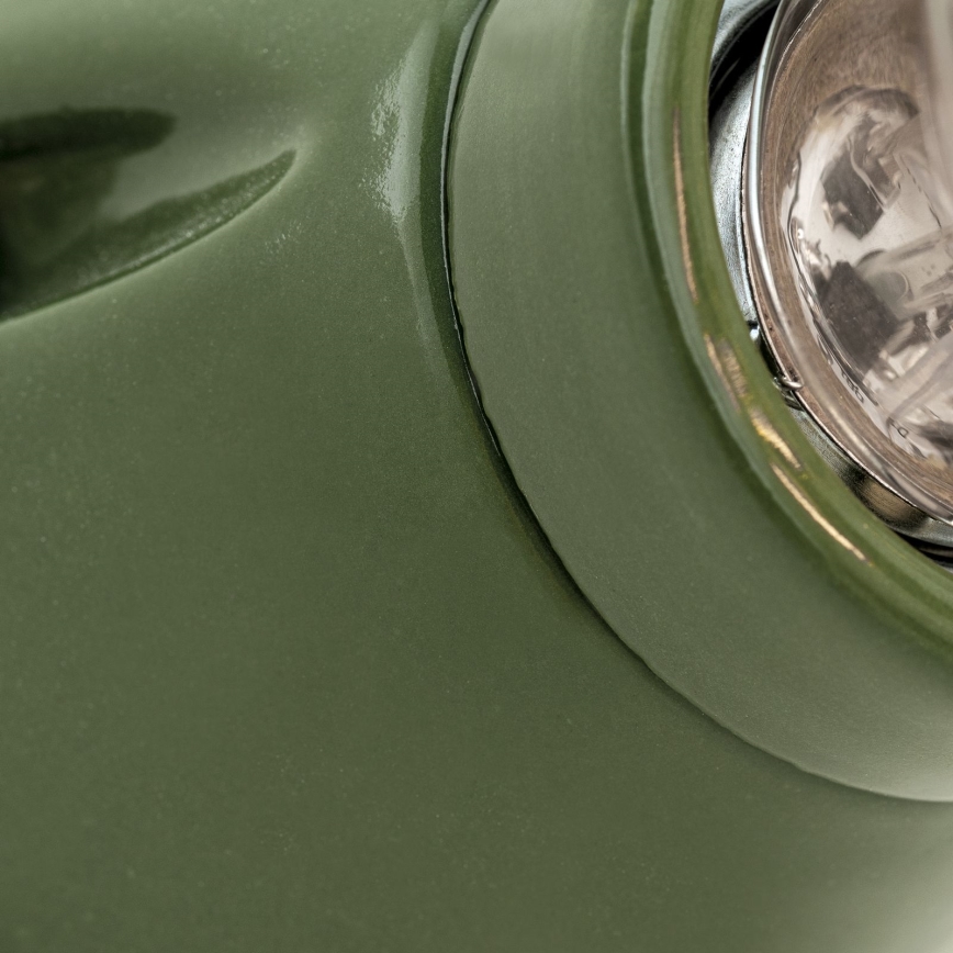 Nástěnné svítidlo FROST 1xE27/60W/230V zelená