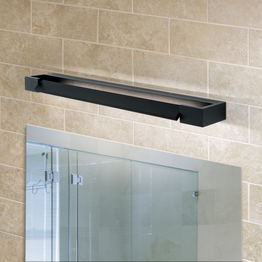 LED Koupelnové osvětlení zrcadla MARILYN LED/18W/230V 60 cm IP44 černá