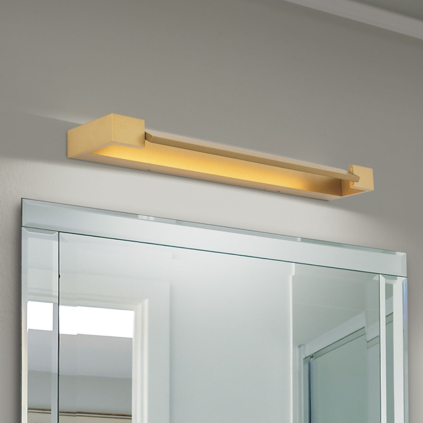 LED Koupelnové osvětlení zrcadla MARILYN LED/18W/230V 60 cm IP44 zlatá