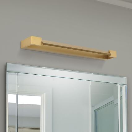 LED Koupelnové osvětlení zrcadla MARILYN LED/18W/230V 60 cm IP44 zlatá