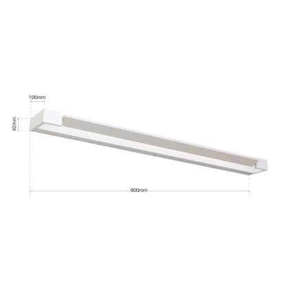 LED Koupelnové osvětlení zrcadla MARILYN LED/24W/230V 90 cm IP44 bílá