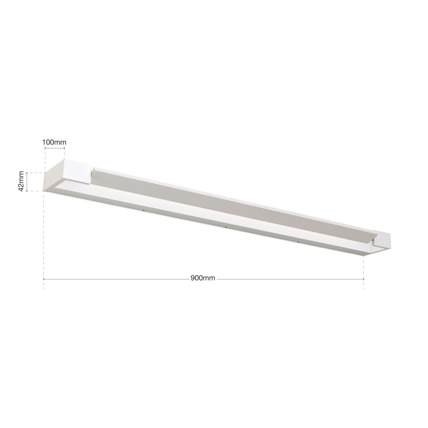 LED Koupelnové osvětlení zrcadla MARILYN LED/24W/230V 90 cm IP44 bílá