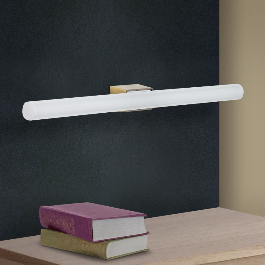 LED Nástěnné svítidlo VISAGIST 1xS14d/8W/230V mosaz